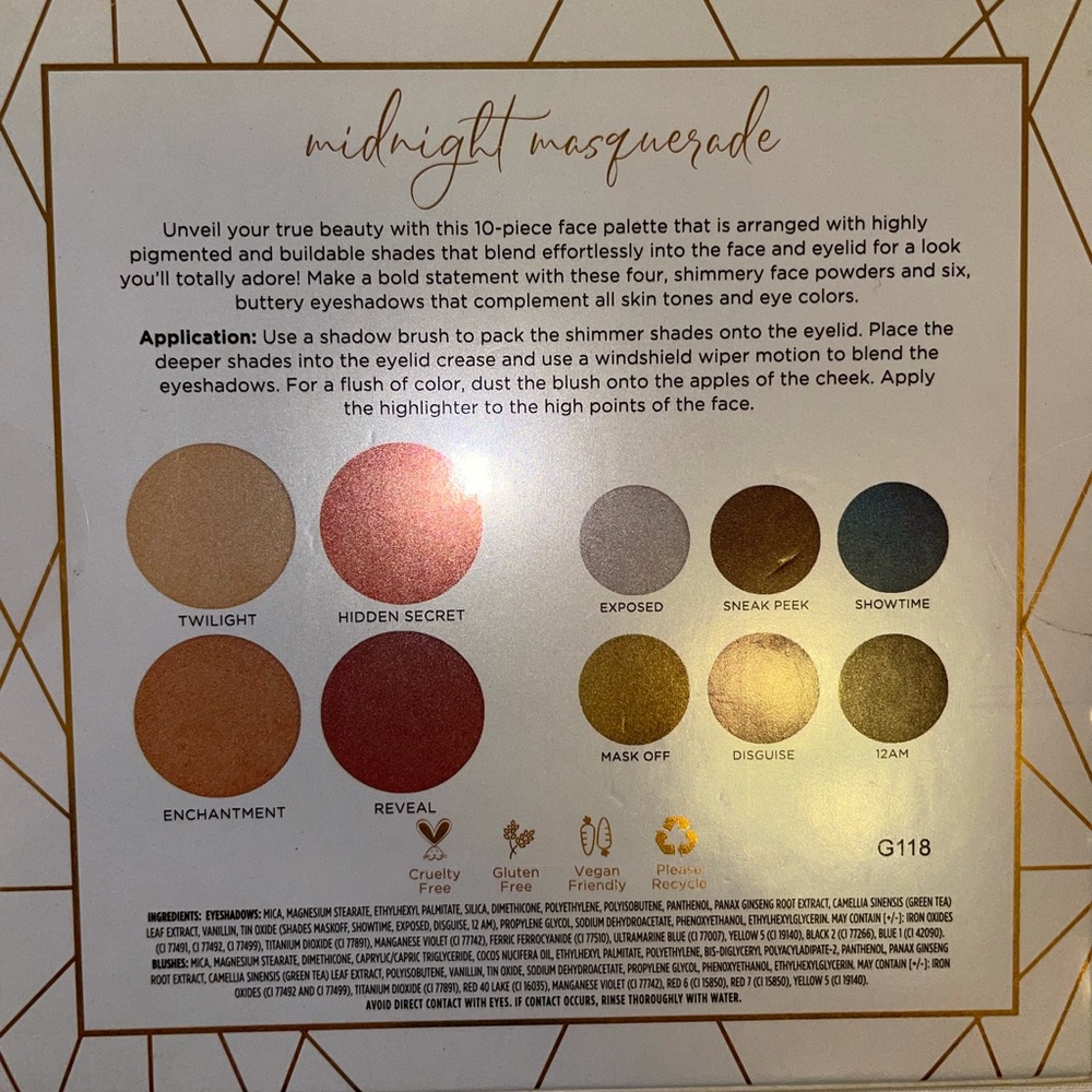 PUR eyeshadow palette